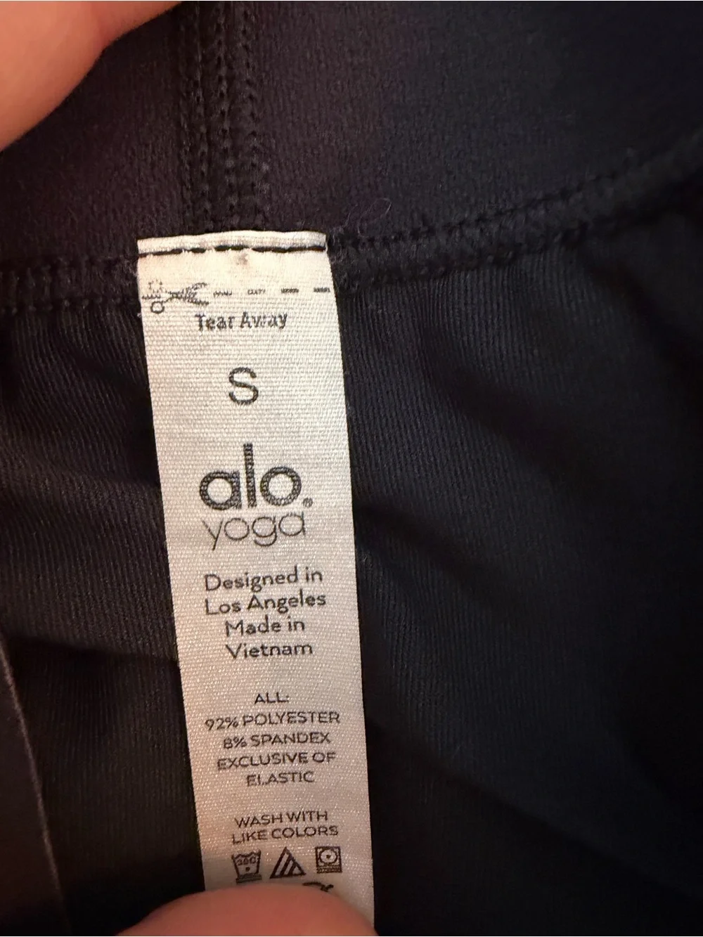 ALO Yoga Black Circle Skater Skirt